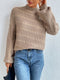 Slant Twisted Knitted Loose-fit Sweater