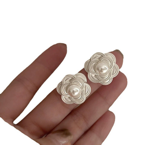 Camellia  French Delicate Earrings