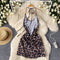 Leopard Printed Hottie Halter Dress