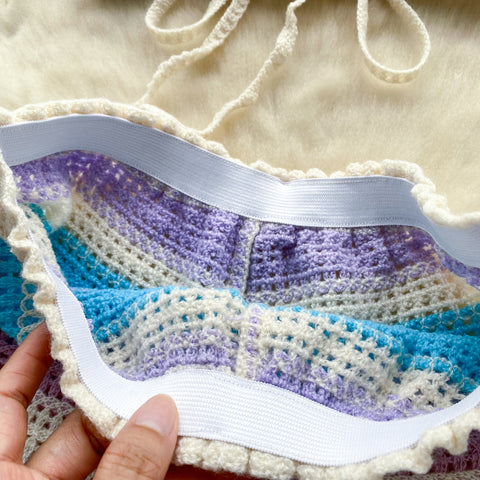 Halter Camisole&Shorts Knitted 2Pcs