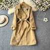 Korean Style V-neck Lapeled Coat