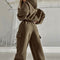 Hoodie&Draped Trousers Oversized 2Pcs