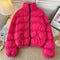 Simple Design Padded Puffy Jacket