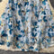 Premium Sequined Floral A-line Dress
