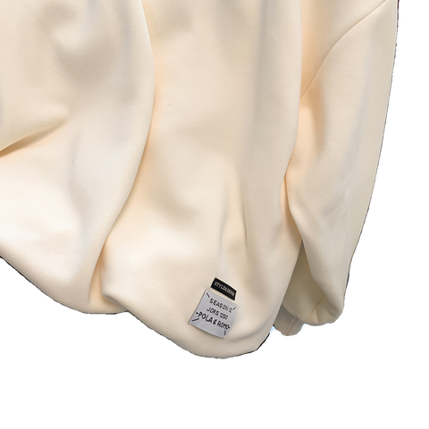 Faux Two-pieces Patchwork Fleece Sweatshirt