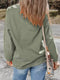 Casual Round Collar Oversized Sweatshirt