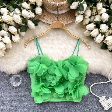 Fairy 3d Floral Camisole Top