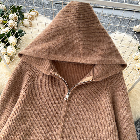 Knitted Hoodie&Trousers Casual 2Pcs