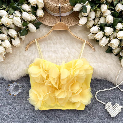 Fairy 3d Floral Camisole Top