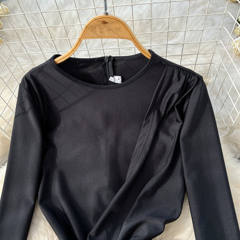 French Style Knotted Buckle Party Dress