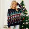 Niche Christmas Patterns Thermal Sweater