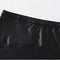 Padded PU Black Matte Bottoming Pants