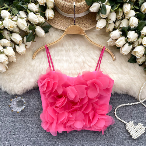 Fairy 3d Floral Camisole Top