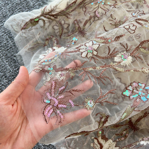 Backless Butterfly Sequined Halter Dress