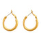 Premium Bright Surface Circle Earrings