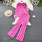 Hooded Knitwear&Trousers Knitted 2Pcs