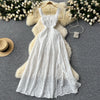 Fairy Hollowed Embroidered White Dress