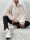 Stand Collar Soft Fleece Sweatshirt