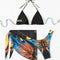 Wild Garden Butterfly Three-pieces Bikini