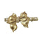 Delicate Alloy pearl Bow Hairpin