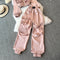 Zipped Jacket&Trousers Glossy 2Pcs