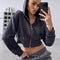 Zipped Fleece Hoodie Sweatshirt