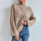 Slant Twisted Knitted Loose-fit Sweater