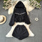 Sunscreen Hoodie&Shorts Ice Silk 2Pcs