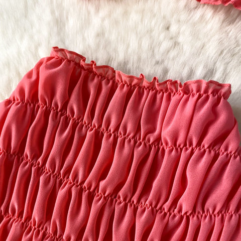 Camisole&Skirt Ruffled Niche 2Pcs