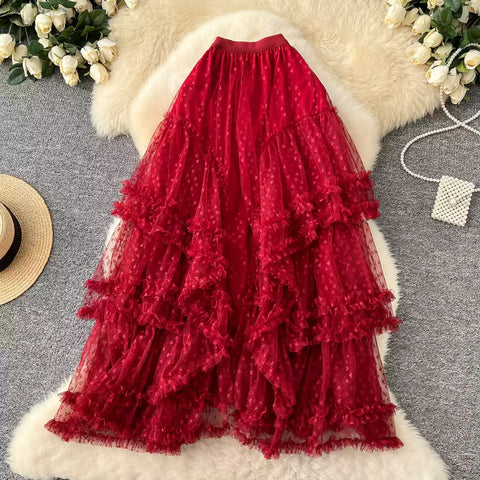 Fairy Layered Mesh Puffy Skirt