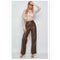 Modern Stretchy PU Leather Pants