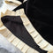 Blazer&Lace-trim Skirt Velvet 2Pcs