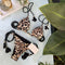 Low Waist Braided Rope Leopard Print Swimwear