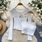 Padded Camisole&Cardigan 2Pcs