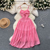 Fairy Pink Hollowed Slip Dress
