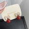 Zirconia Bow Fall Winter Earrings