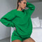 Oversized Sweatshirt&Shorts Sportswear 2Pcs