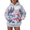 Christmas Digital Printed Hooded Sweatshirt