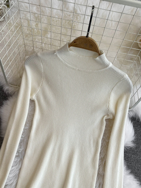 Corduroy Vest Dress&Knitwear 2Pcs