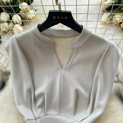 High-end Waist-slimming Sleeveless Dress