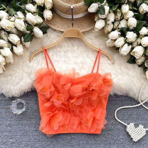Fairy 3d Floral Camisole Top