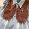 Denim Shirt & Vest Korean Style 2Pcs