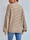 Slant Twisted Knitted Loose-fit Sweater