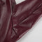 Vintage Matte Wine Red PU Jacket