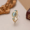 Retro Blue Stones Adjustable Rings