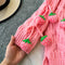 Cutie 3D Strawberry Twisted Sweater