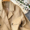 Casual Double-breasted Trench Coat