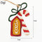 Wooden Christmas Tree Gift Bag Hanging