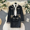 Beaded Blazer&Slip Dress Tweed 2Pcs