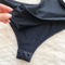 Irregular Design Hollowed Black Lingerie